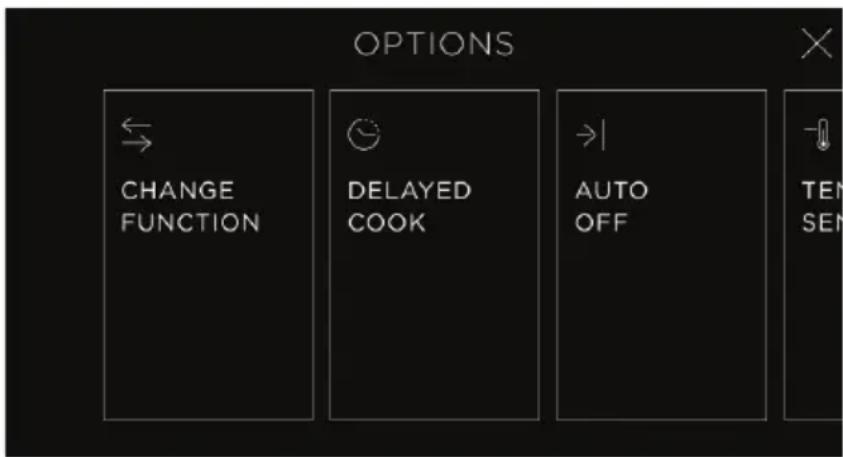 Fisher & Paykel OS30SDTDX1 - Accéder les options - 1