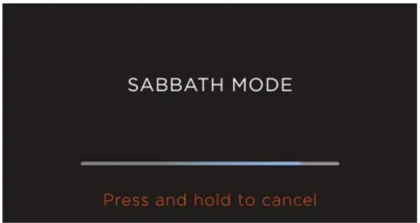 Fisher & Paykel OS30SDTDX1 - Réglage du mode sabbat - 1