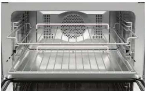 Fisher & Paykel OM24NDLX1 - Positionnement des étagères - 1