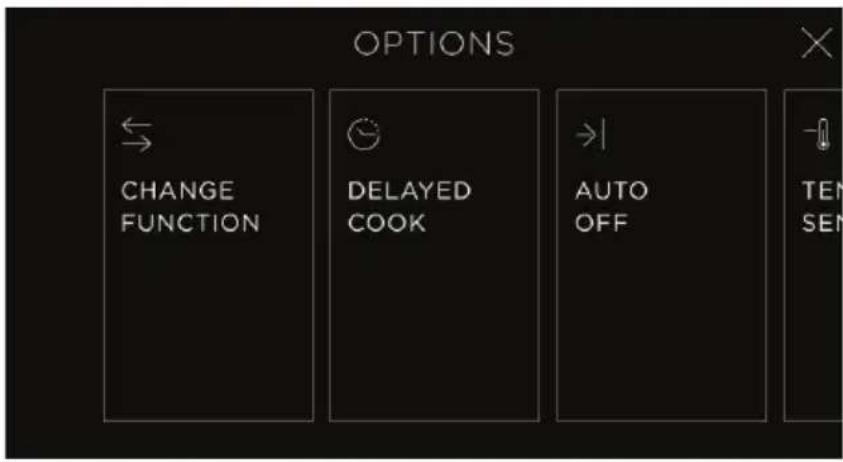 Fisher & Paykel OS24SMTNB1 - Accéder les options - 1