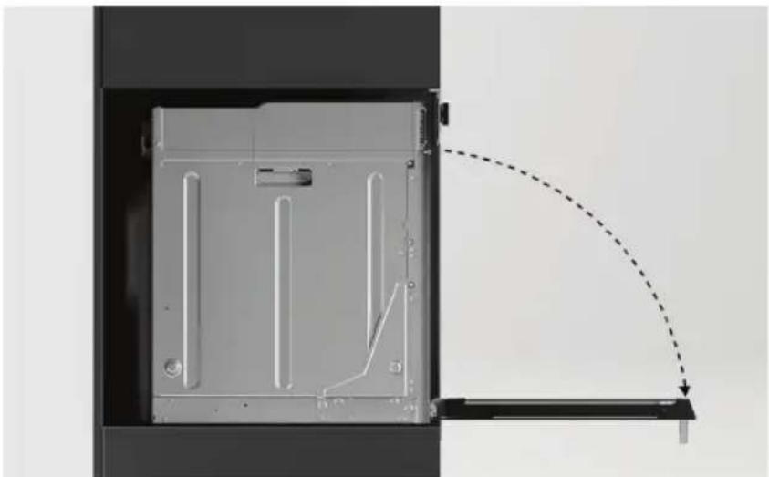 Fisher & Paykel OS24SMTNB1 - Ouverture manuelle de la porte - 7