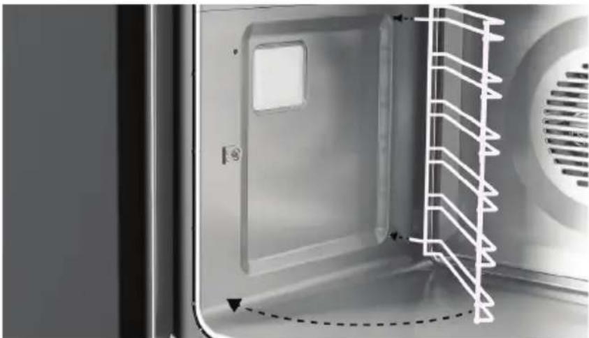Fisher & Paykel OS24SMTNB1 - Réinstallation des grilles latérales - 1