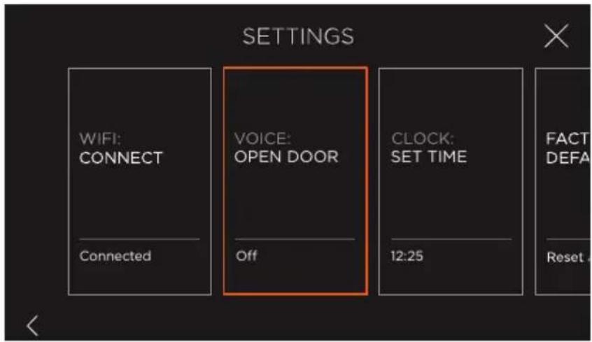 Fisher & Paykel OS24SMTNB1 - Activation du contrôle vocal - 2