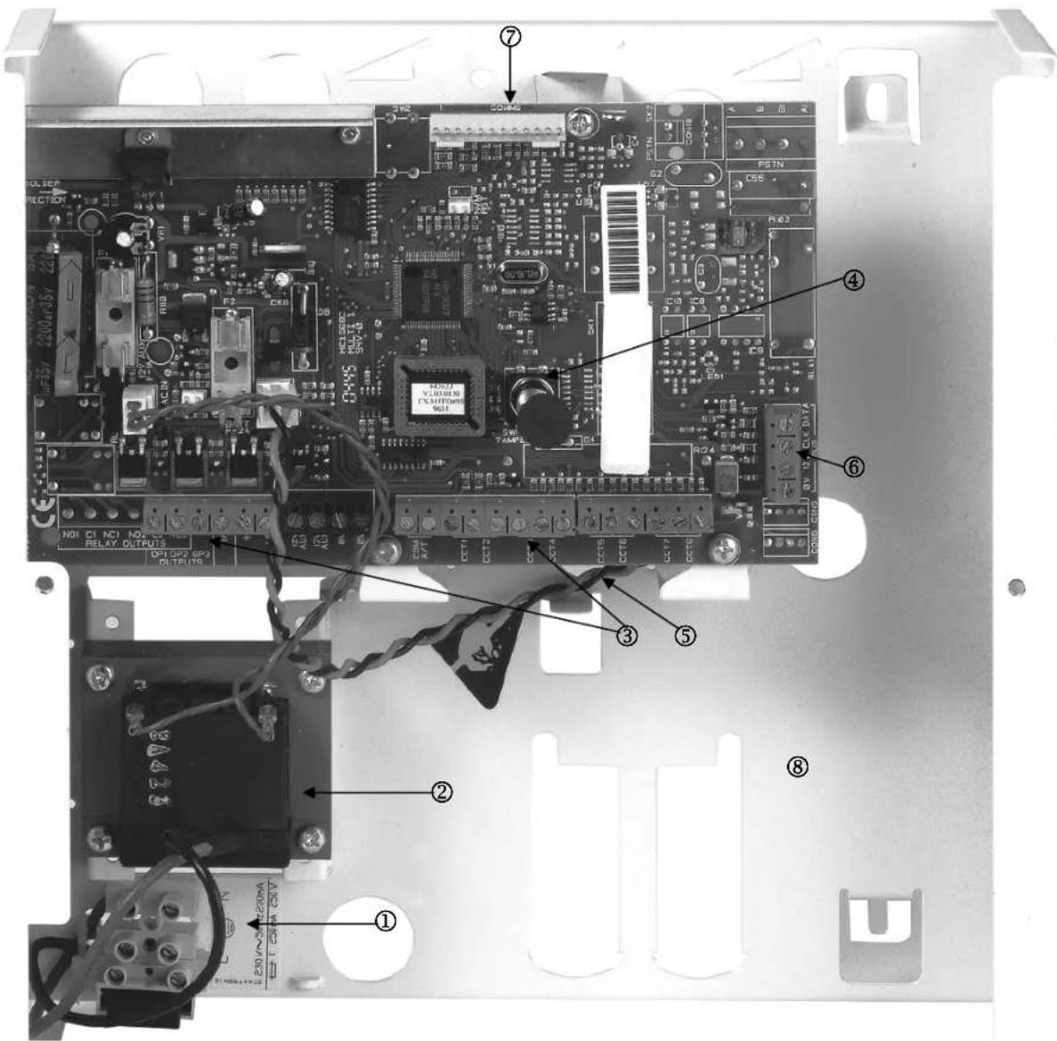 ABUS Terxon SX - Overview of housing components - 1