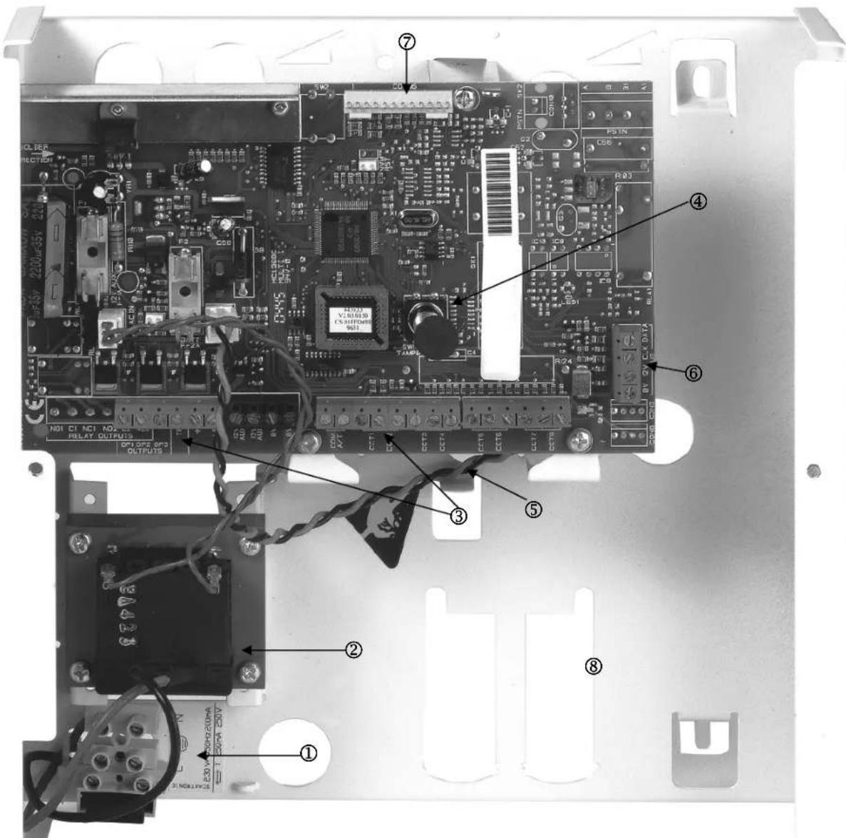 ABUS Terxon SX - Overzicht van de componenten van hetuis - 2