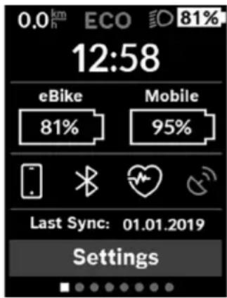 TREK Zouma+ - Status screen - 1