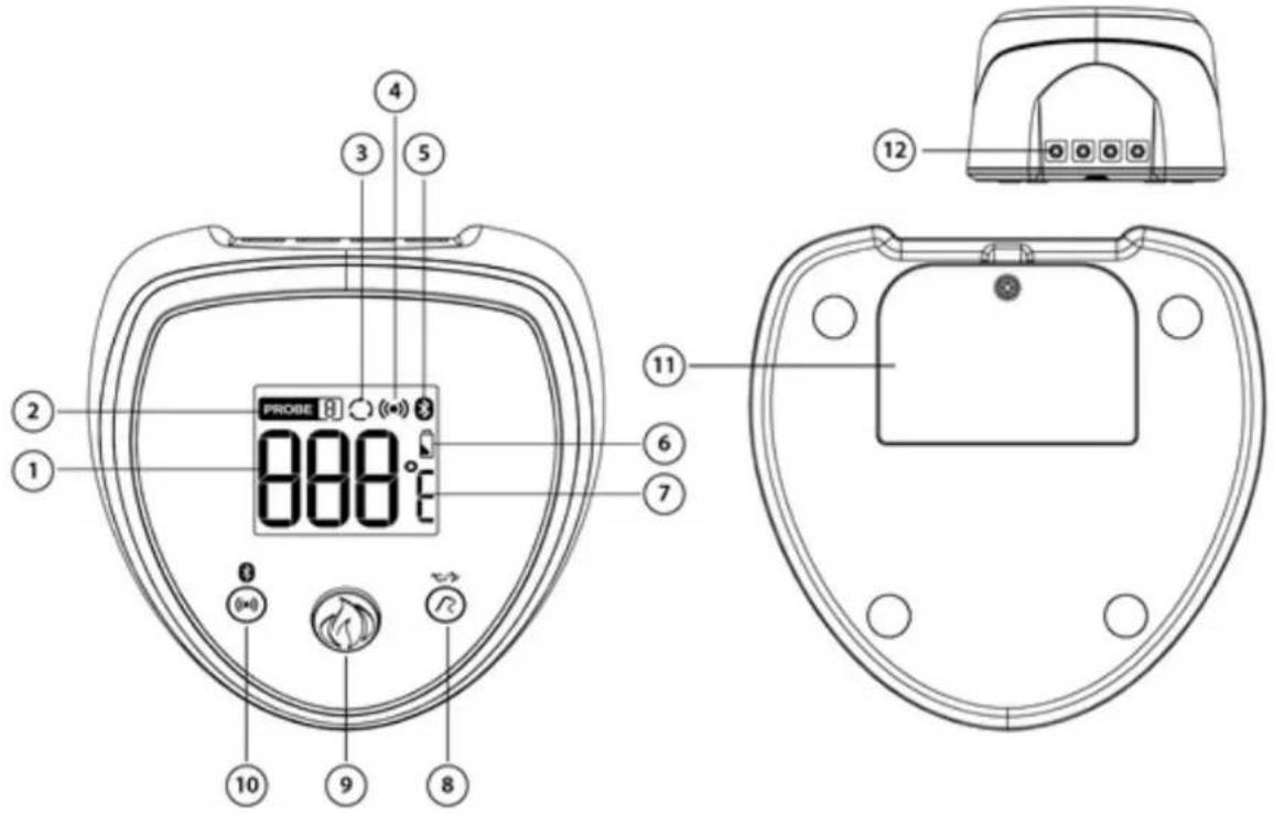 Napoleon ACCU-PROBE 2.0 70077 - Thermomètre ACCU-PROBE 2.0 ^MD Bluetooth® Napoléon - 1
