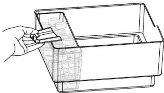 Fisher & Paykel RF201AHUSX1 - Système à glaçons manuel (sur certains modèles uniquement) - 2