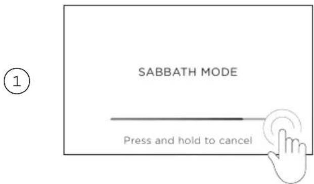 Fisher & Paykel OB30SDPTDX2 - Annuler le mode sabbat - 1