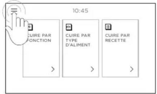 10:45 CUIRE PAR FONCTION CUIRE PAR TYPE D'ALIMENT CUIRE PAR RECETTE