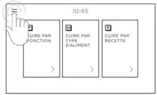 10:45 CUIRE PAR FONCTION CUIRE PAR TYPE D'ALIMENT CUIRE PAR RECETTE