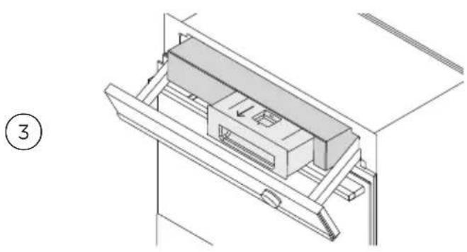 Fisher & Paykel OS24NDTDB1 - Remplissage du réservoir d'eau - 3