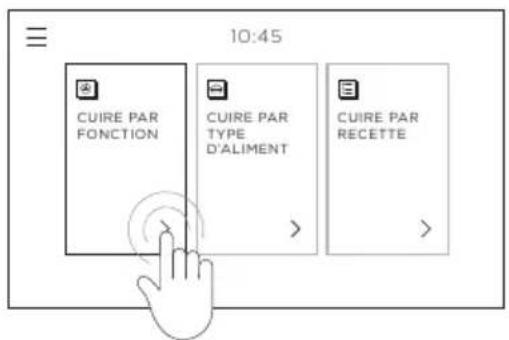 10:45 CUIRE PAR FONCTION CUIRE PAR TYPE D'ALIMENT CUIRE PAR RECETTE