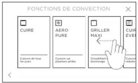 FONCTIONS DE CONVECTION CUIRE AERO PURE GRILLER MAXI CUIR ÉVE Cuisson de tous les jours Cuisson sur plusieurs grilles Crouillant à bruit image Cuisson réduite