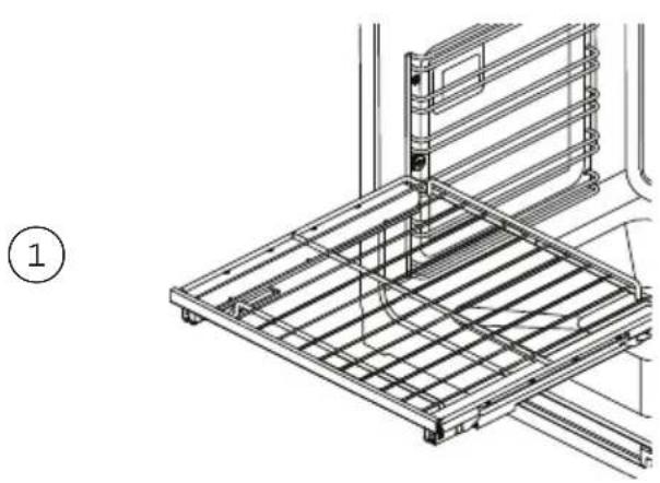 Fisher & Paykel OS24NDTDB1 - Retrait des rayons latéraux - 1