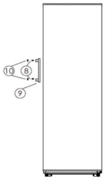 FRIGELUX RA445BE - Installation of handles - 2