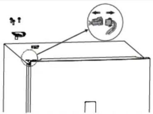 FRIGELUX RA445BE - Door reversal instructions - 9