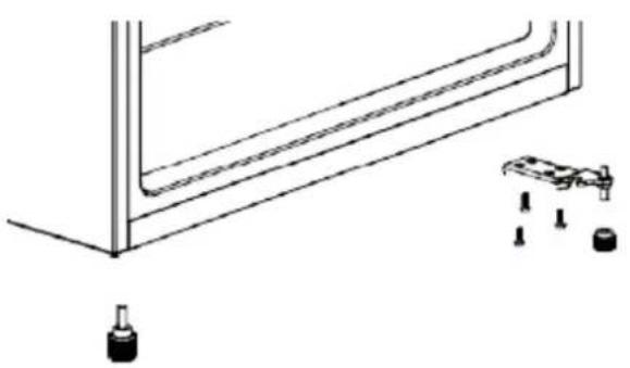 FRIGELUX RA445BE - Door reversal instructions - 3