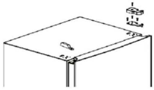 FRIGELUX RA445BE - Door reversal instructions - 1