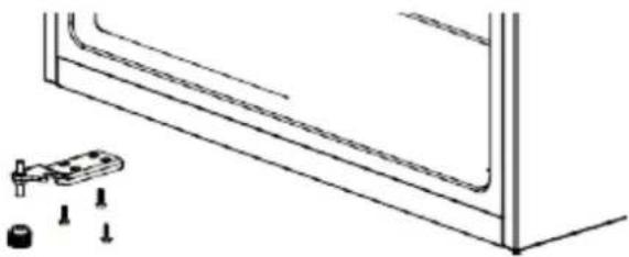 FRIGELUX RA445BE - Istruzioni per l'inversione della porta - 6