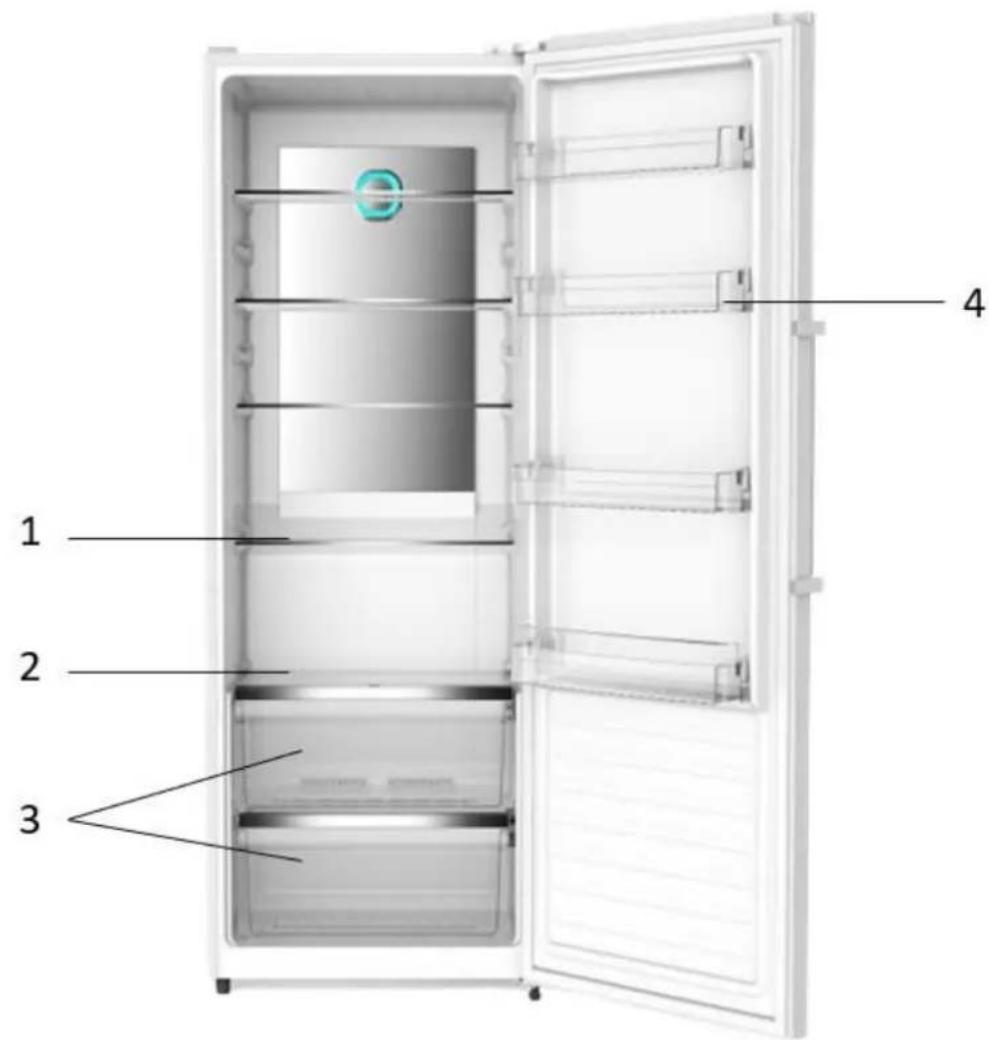 FRIGELUX RA445BE - PRODUCT DESCRIPTION - 1