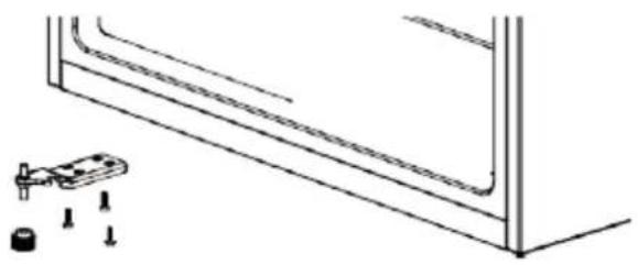 FRIGELUX RA445BE - Cambio de dirección de la puerta. - 6