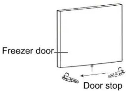 FRIGELUX RC262BE - Door reversal instructions - 6