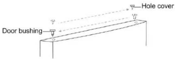 FRIGELUX RC262BE - Door reversal instructions - 7