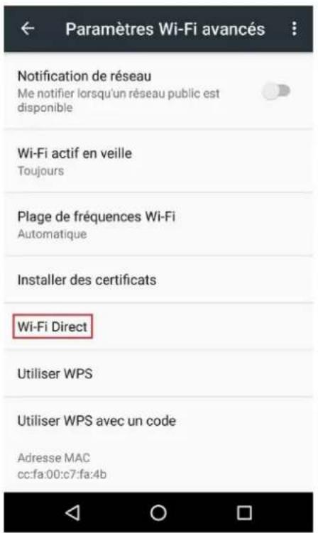 PANTUM M7310DW - Méthode de connexion de terminal de client sans fil compatible avec la fonction Wi-Fi Direct (invite directe de connexion) - 2