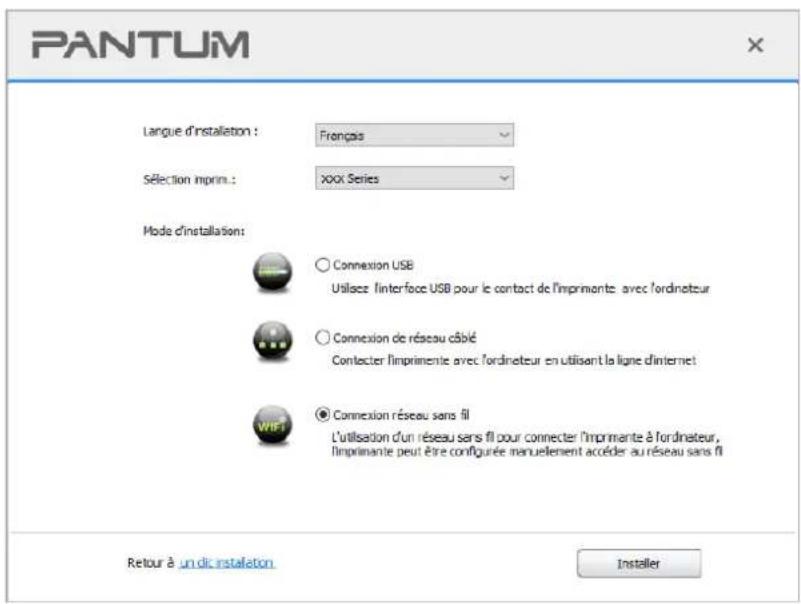 PANTUM M7310DW - Installer le mode de structure de base - 2