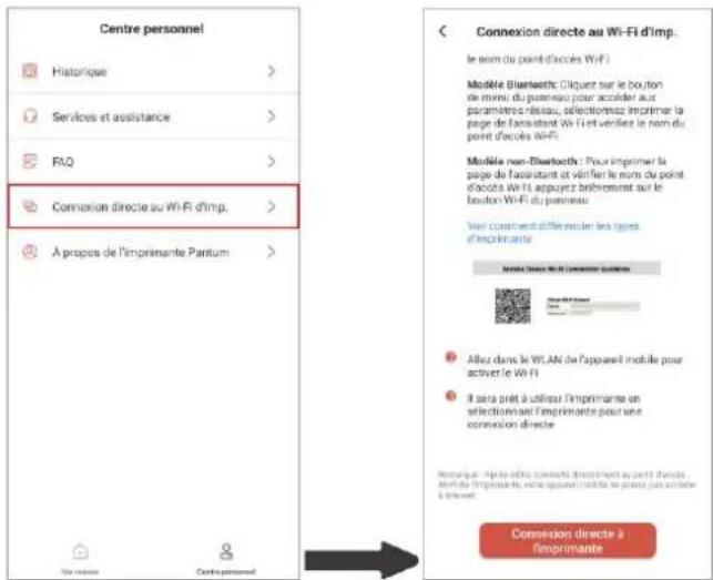 PANTUM M7310DW - Ajouter l'imprimante par connexion directe - 1