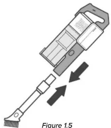 Levoit LVAC-200 - To use a nozzle attachment: - 1