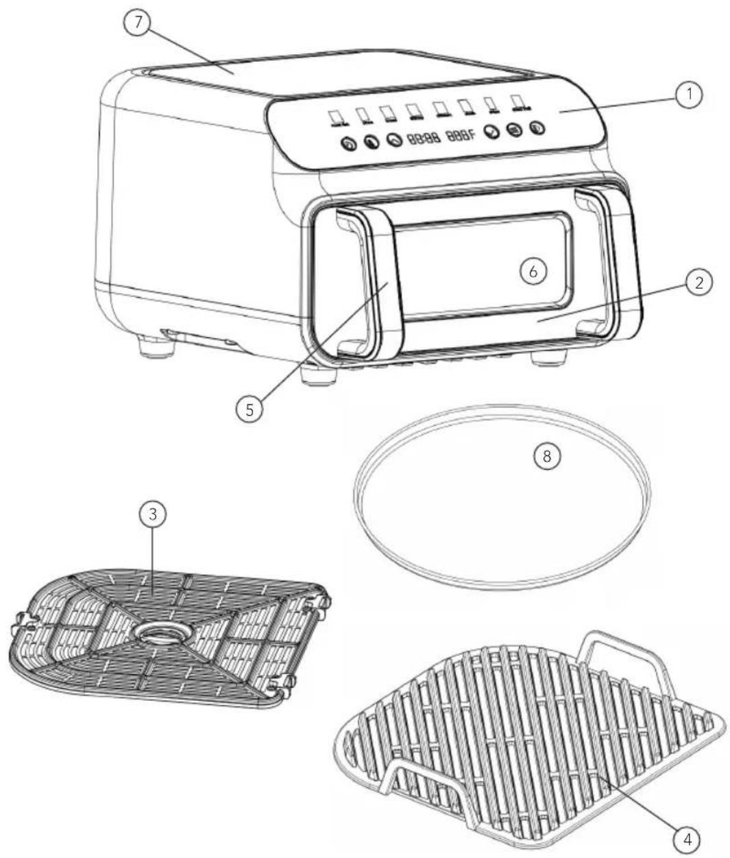 WILFA DualFry Grill 10 AFG-10 - PRODUKTÖVERSIKT - 1