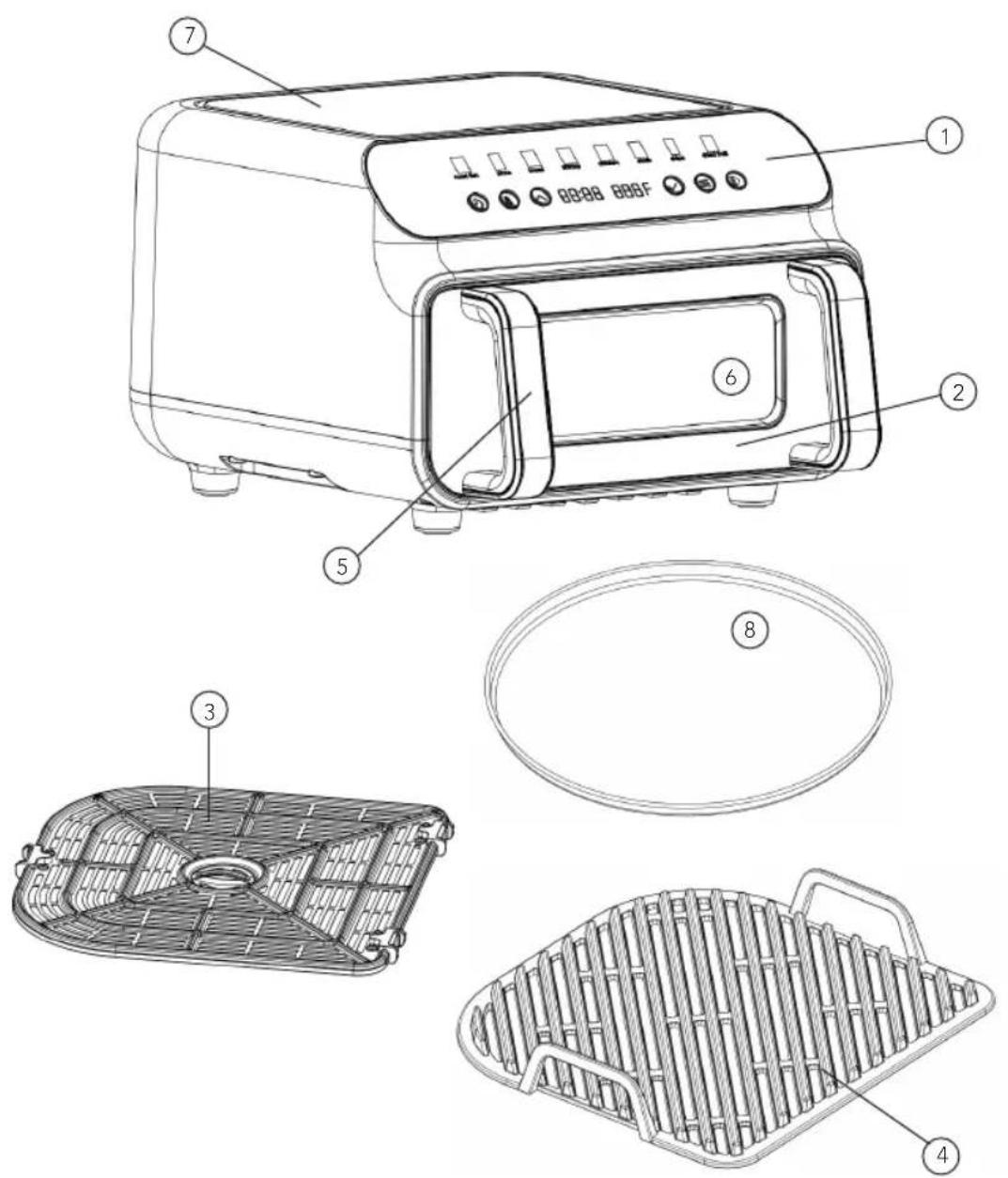 WILFA DualFry Grill 10 AFG-10 - PRECAUCIONES DE SEGURIDAD PARA LA FREIDORA SIN ACEITE AIRFRYER - 1