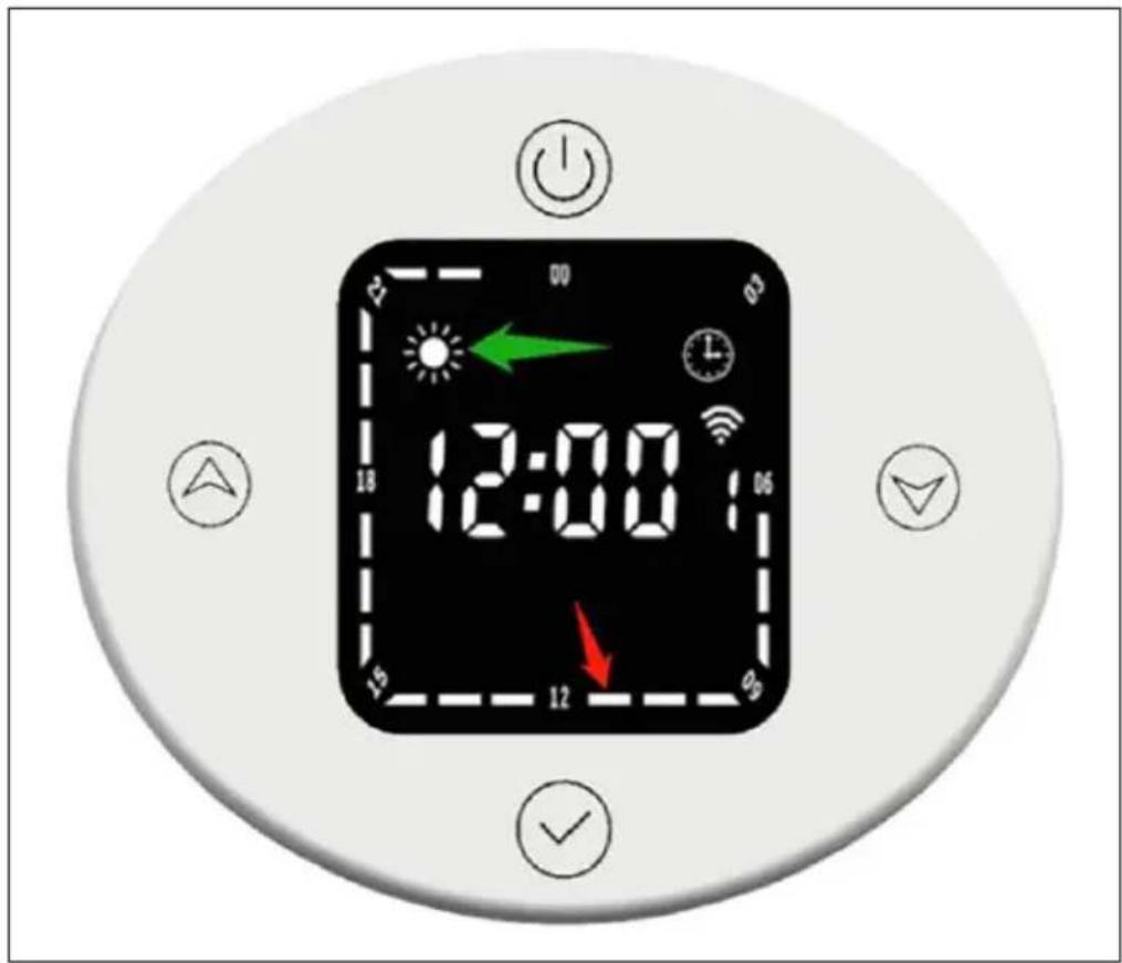 Blumfeldt Fairmont Smart - Time span display in normal operating mode - 1
