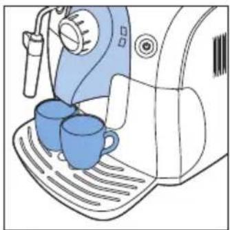 GAGGIA Besena RI8180 - Préparation d'une ou de deux tasses d'espresso ou de café normal \_\_\_\_ - 2