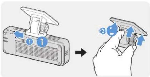Thinkware Q200 - Fixation du produit - 3