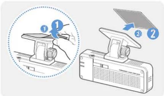 Thinkware Q200 - Fixation du produit - 2