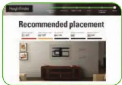 Recommended placement
