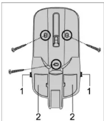 SEVERIN HV 7155 - Installing the wall mount - 1