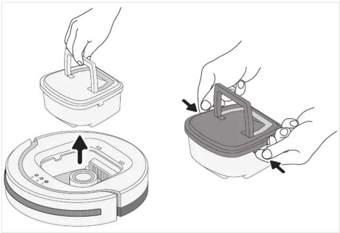 SEVERIN RB 7022 - Emptying the dust container - 2