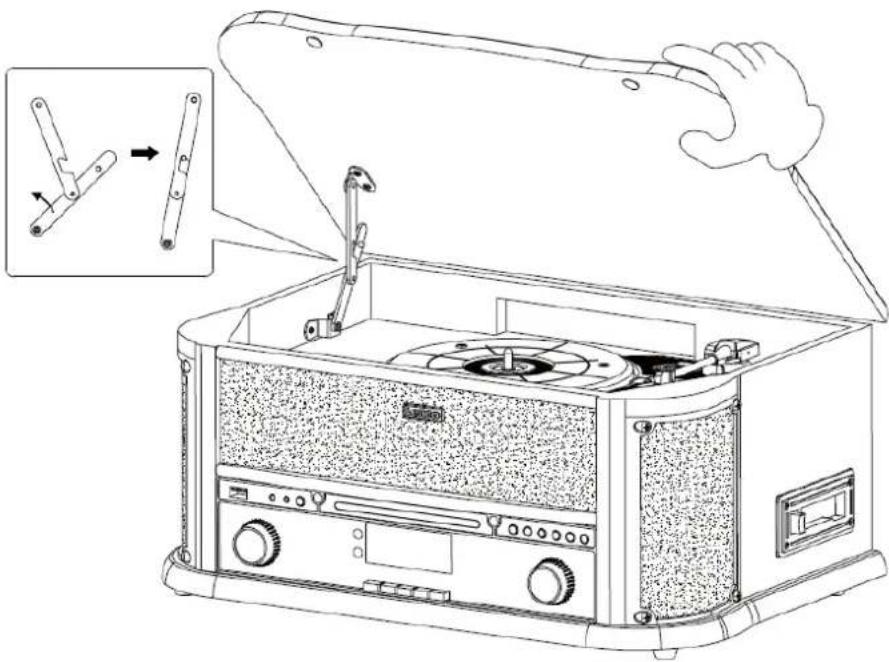 LENCO Classic Phono TCD-2571 - CD-OHJELMOINTI - 1