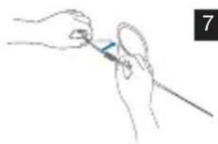 AKG EC 82 MD - Attaching the ear hook microphone - 4