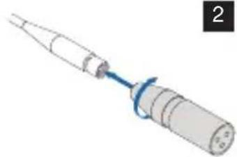AKG EC 82 MD - Anschluss an herkömmliche Mischpulte via Kabel - 3
