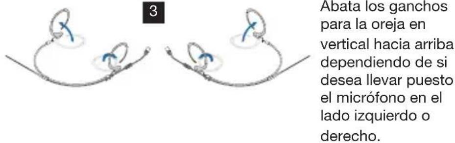 AKG EC 82 MD - Colocacion del 6.3 Colocacion del microfono de diadema - 4