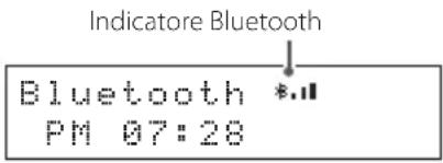 TEAC CR-H101DAB - Ruotare la manopola SOURCE per selezionare Bluetooth. - 1