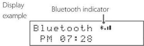 TEAC CR-H101DAB - Turn the SOURCE knob to select Bluetooth. - 1