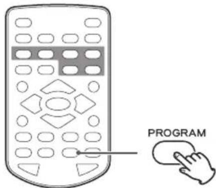 TEAC CR-H101DAB - Press and hold the PROGRAM button. - 1