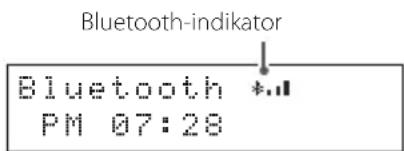 TEAC CR-H101DAB - Vrid SOURCE-ratten för att välja "Bluetooth". - 1