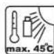 Yard Force Compact 300RBS - Warning Symbols on battery pack - 4